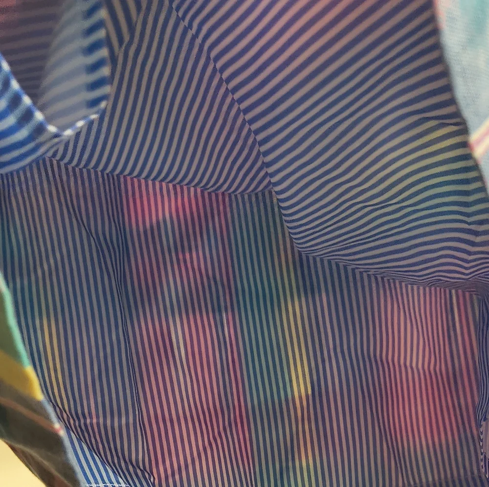 3/20$*Plaid Multicolor Pencil Skirt Talbots Size 8 - Picture 4 of 6